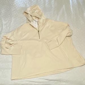 Athleta cozy karma 1/4 zip hoodie quarter 3X 26/28